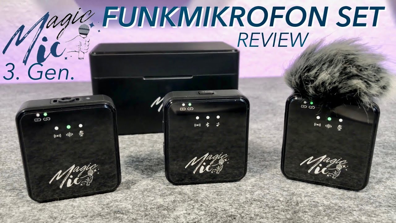 Magic Mic 3. Generation Funkmikrofon Set im TEST - Kabellos und wunschlos guter Klang ?? REVIEW