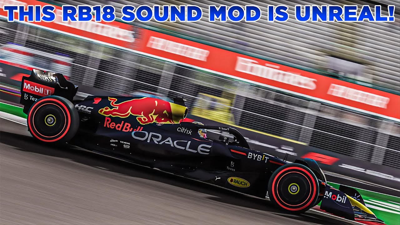 This Redbull RB18 Sound Mod is Unreal!