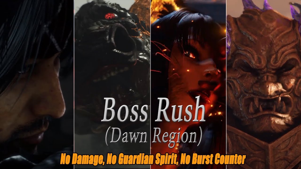 Nioh 2: Boss Rush (Dawn Region) No Damage