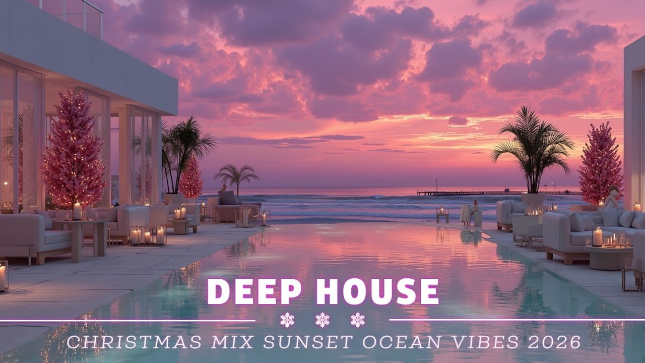 Deep House Christmas Mix ✨ Winter Holiday Chill Mix ~ Festive Sunset Vibes & Relaxing Grooves