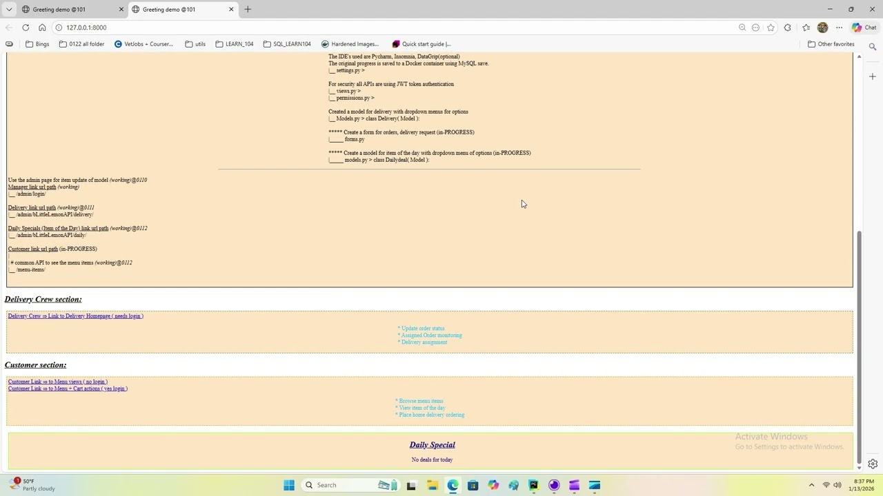 Django 2026 -- API URL links & configuration demo  p1