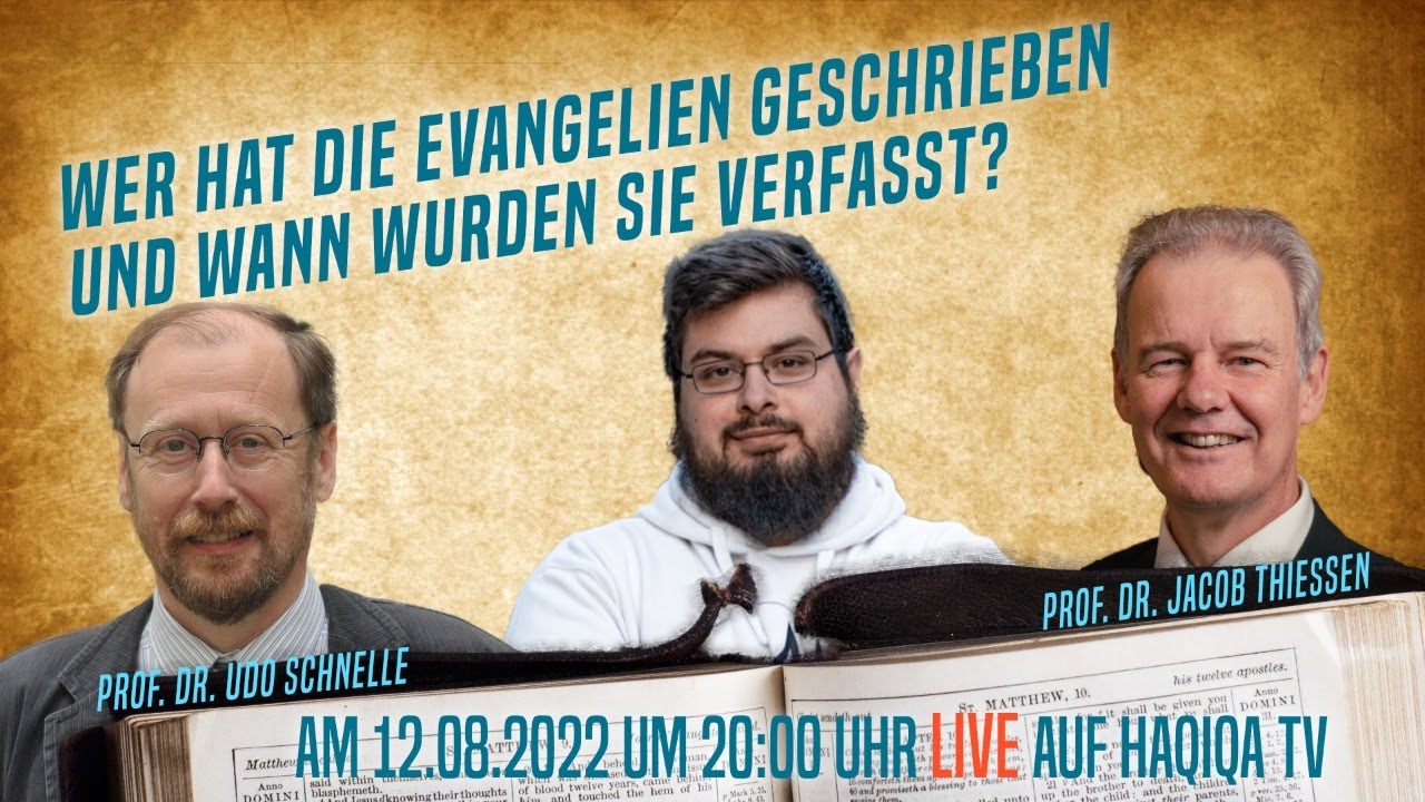 🔴 Wer hat die Evangelien geschrieben? DEBATTE: Jacob Thiessen VS Udo Schnelle