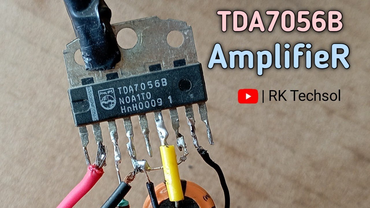 how to make tda7056 ic amplifier//tda7056a amplifier circuit