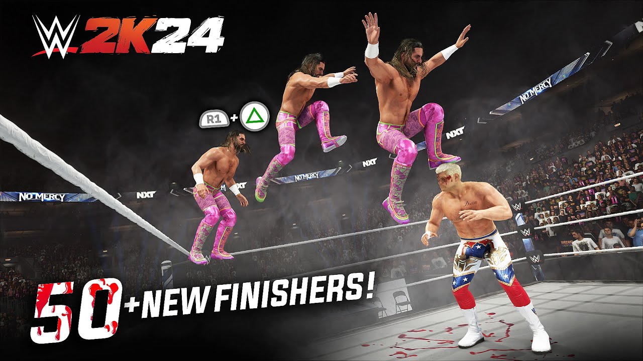 WWE 2K24: 50+ Coolest NEW Finishers and Moves!
