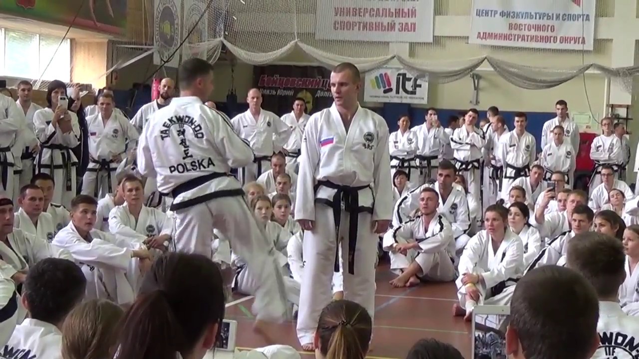 Часть3 Таеквон-До ИТФ Семинар Jurek Jedut Jaroslav Suska 2017 Taekwon-Do ITF Seminar