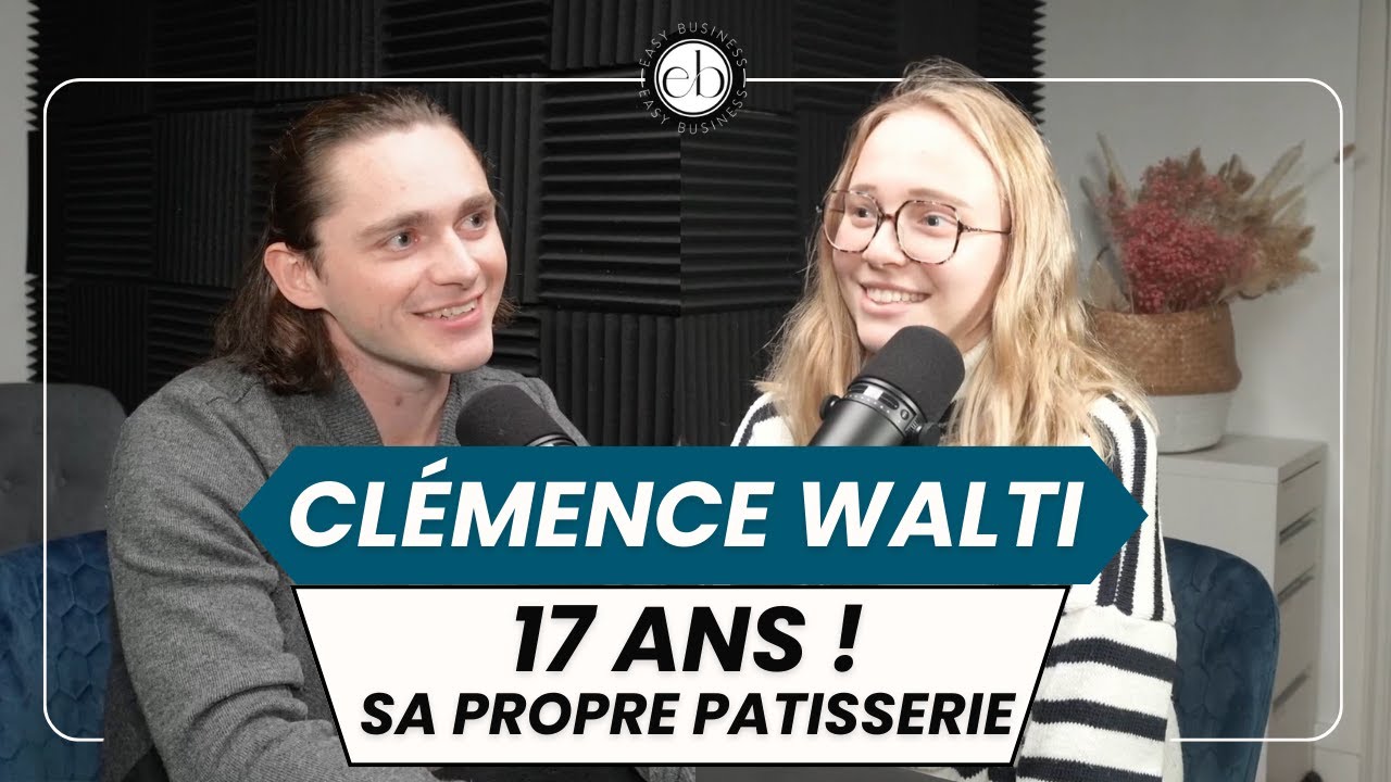 17 ans et fondatrice de sa propre pâtisserie 🤯 : Clémence WALTI