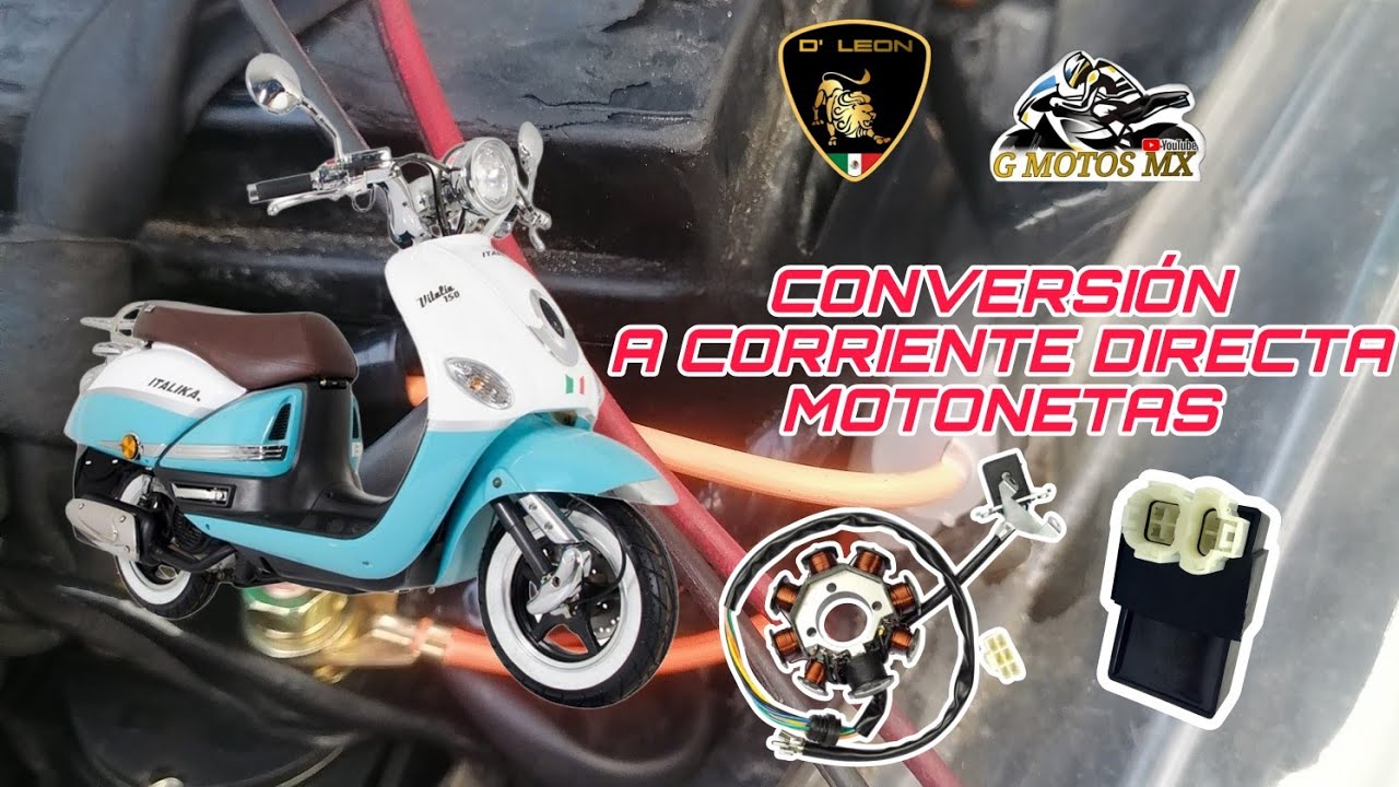 Cómo Hacer Conversión De Corriente Alterna A Corriente Directa En Motoneta - Taller De Motos D' LEON