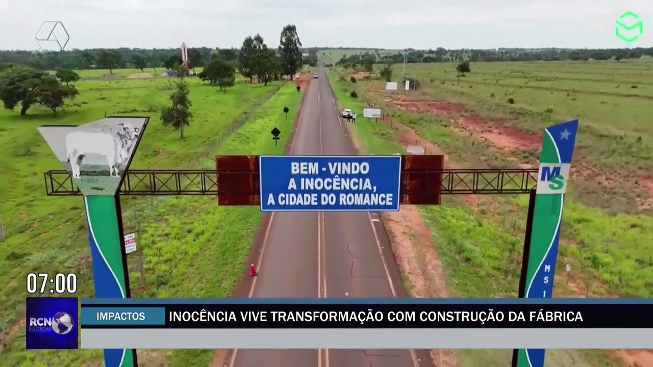 Inocência vive transformação com construção da fábrica de celulose da multinacional Arauco