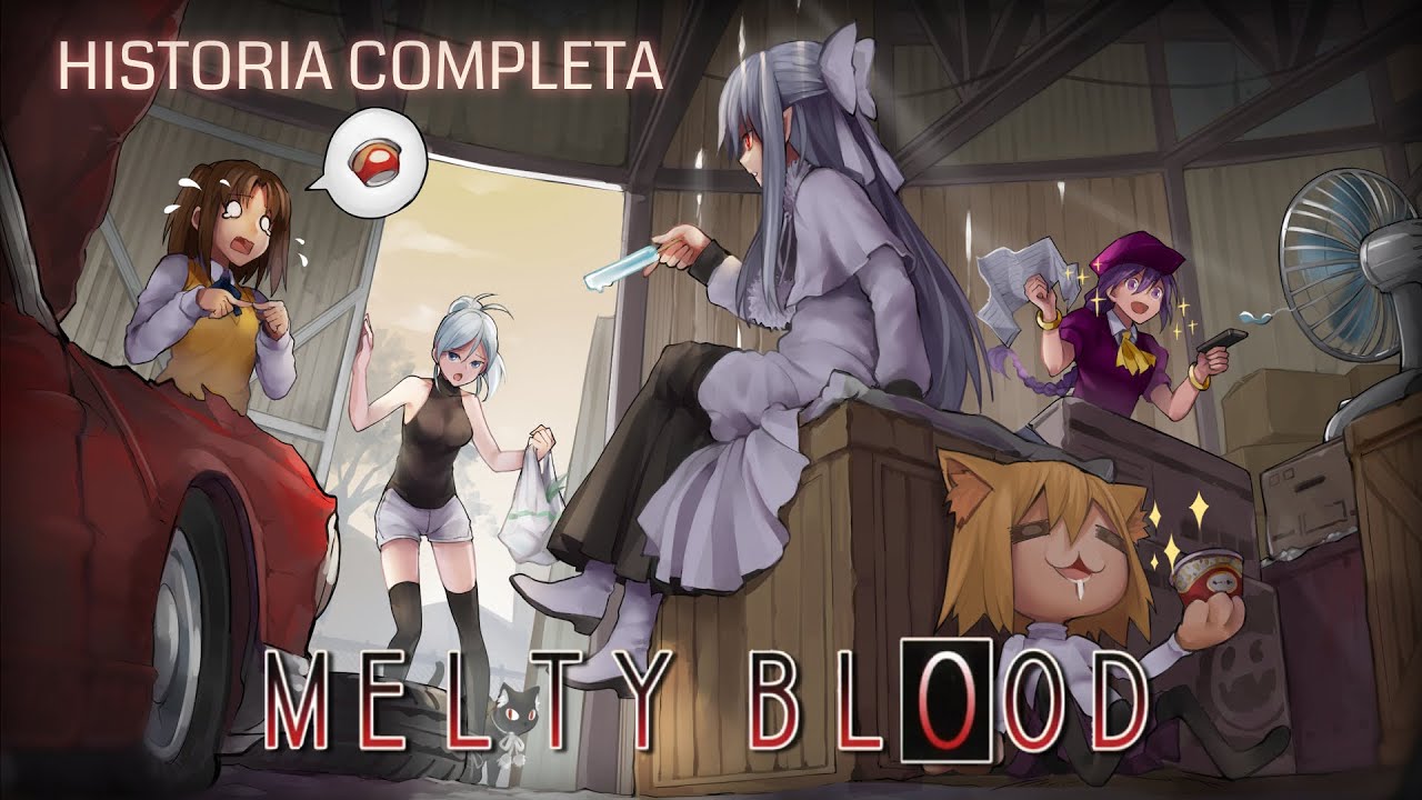 🆚PELEAS Y MÁS PELEAS | MELTY BLOOD RESUMEN (Actress Again ft. manga)