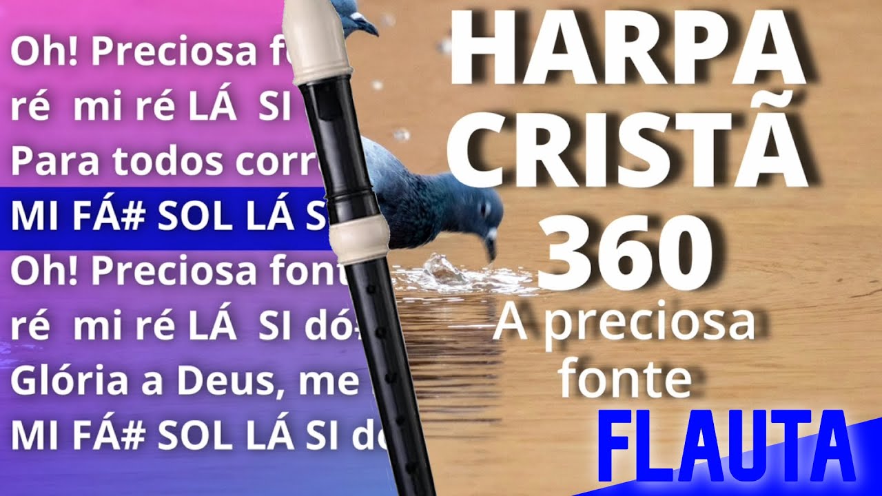 Harpa Cristã 360 - A preciosa fonte - Cifra melódica