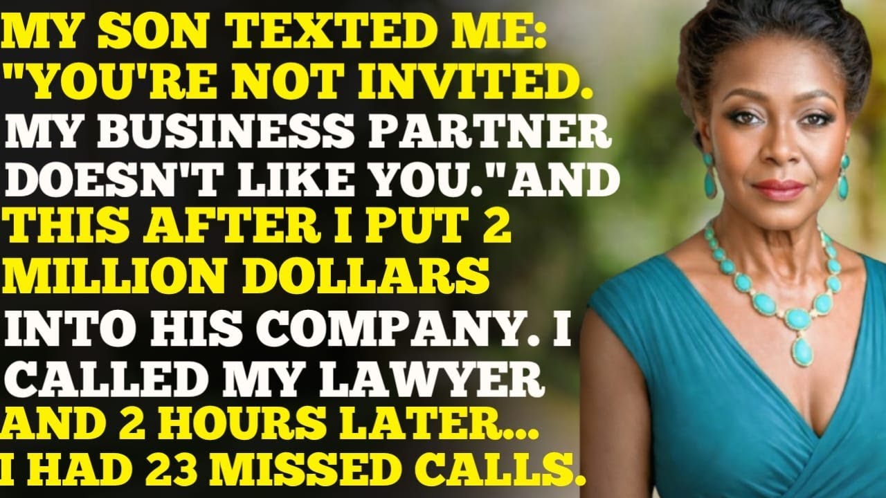 “‘My Business Partner Doesn’t Like You,’ My Son Said. ‘You’re Not Welcome Here.’”