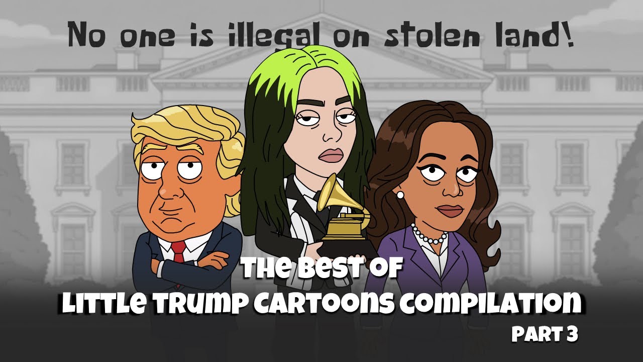 No one is illegal on stolen land!  #donaldtrump #usa #cartoon #animation 