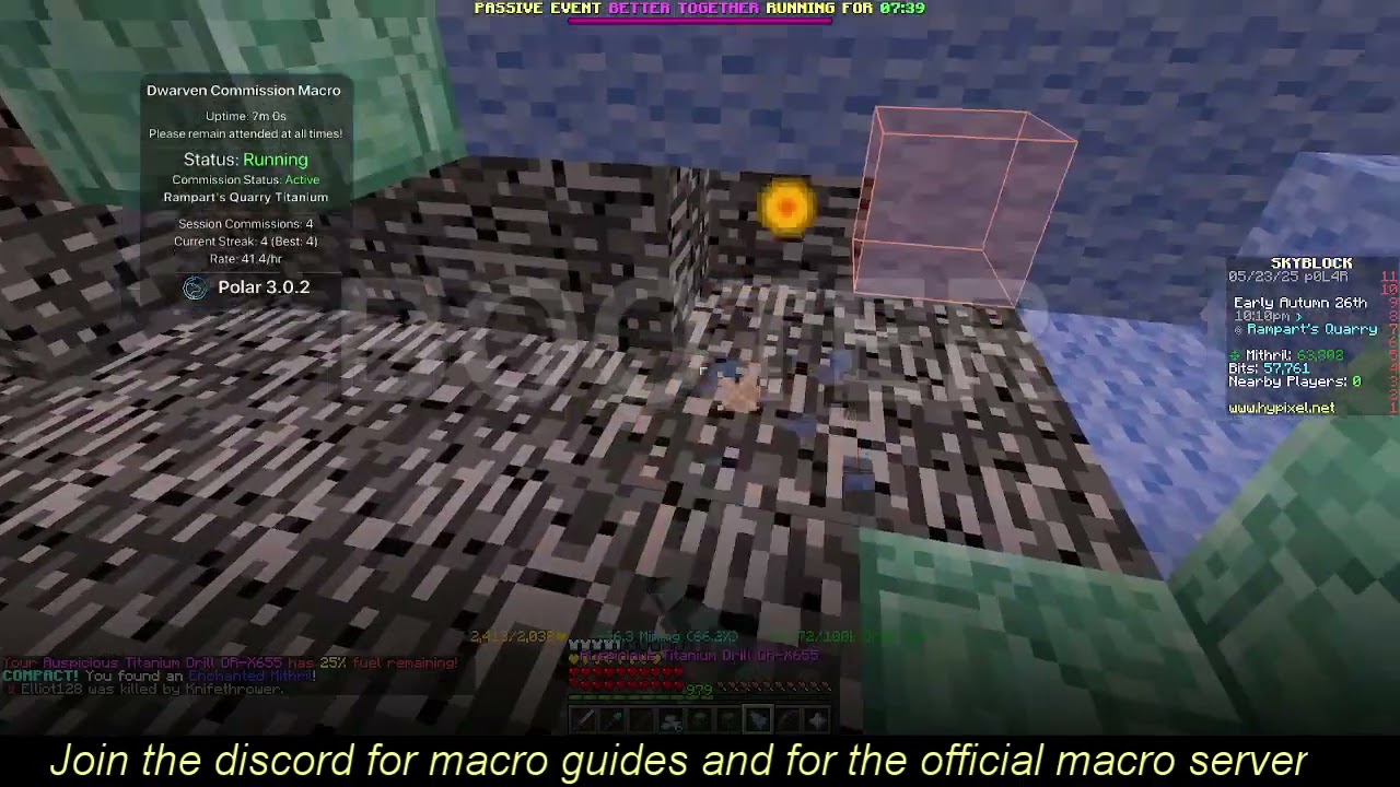 Dwarven Commission Macro | Polar Client V3