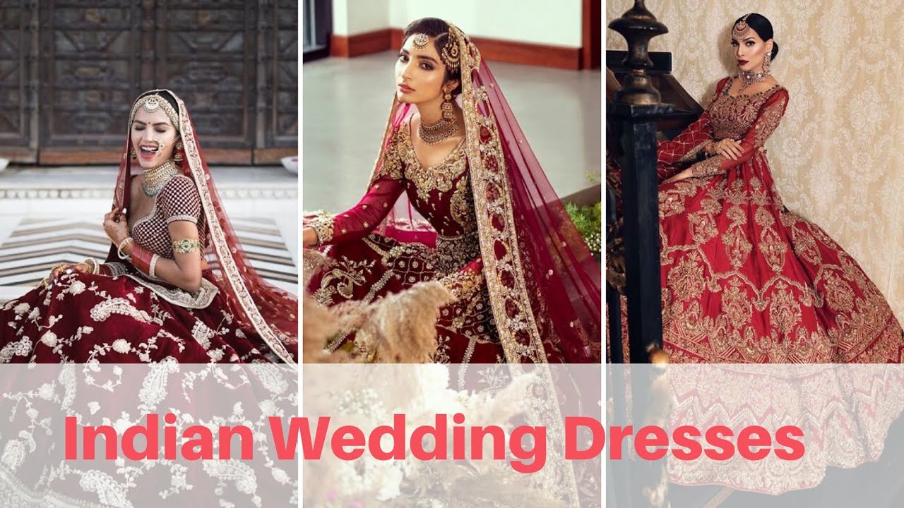 Indian Bridal Dress Ideas -What Are Indian Wedding Dresses Called? Lehenga, Gagra Choli & Odni