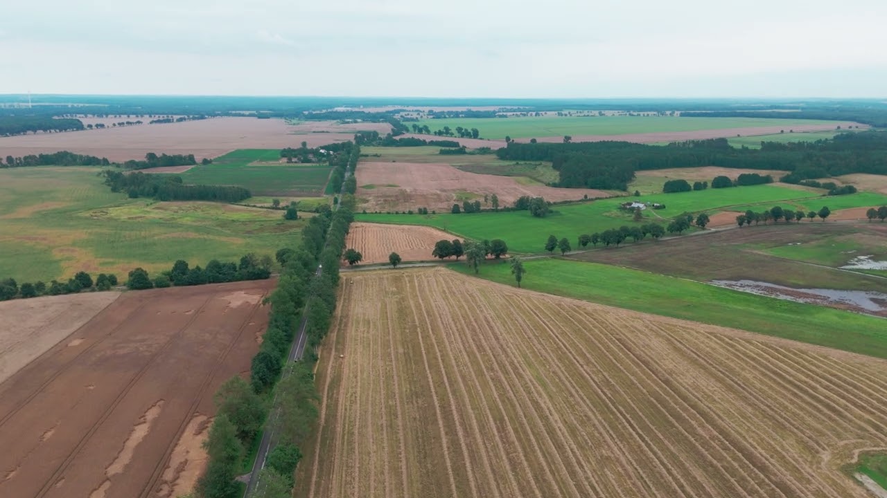 Droga Wojew&oacute;dzka 211 - Wiatraki 🇵🇱 Poland - by drone [4K]