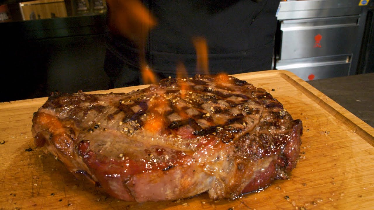 Grill doch einfach: Côte de Boeuf rückwärts gegrillt