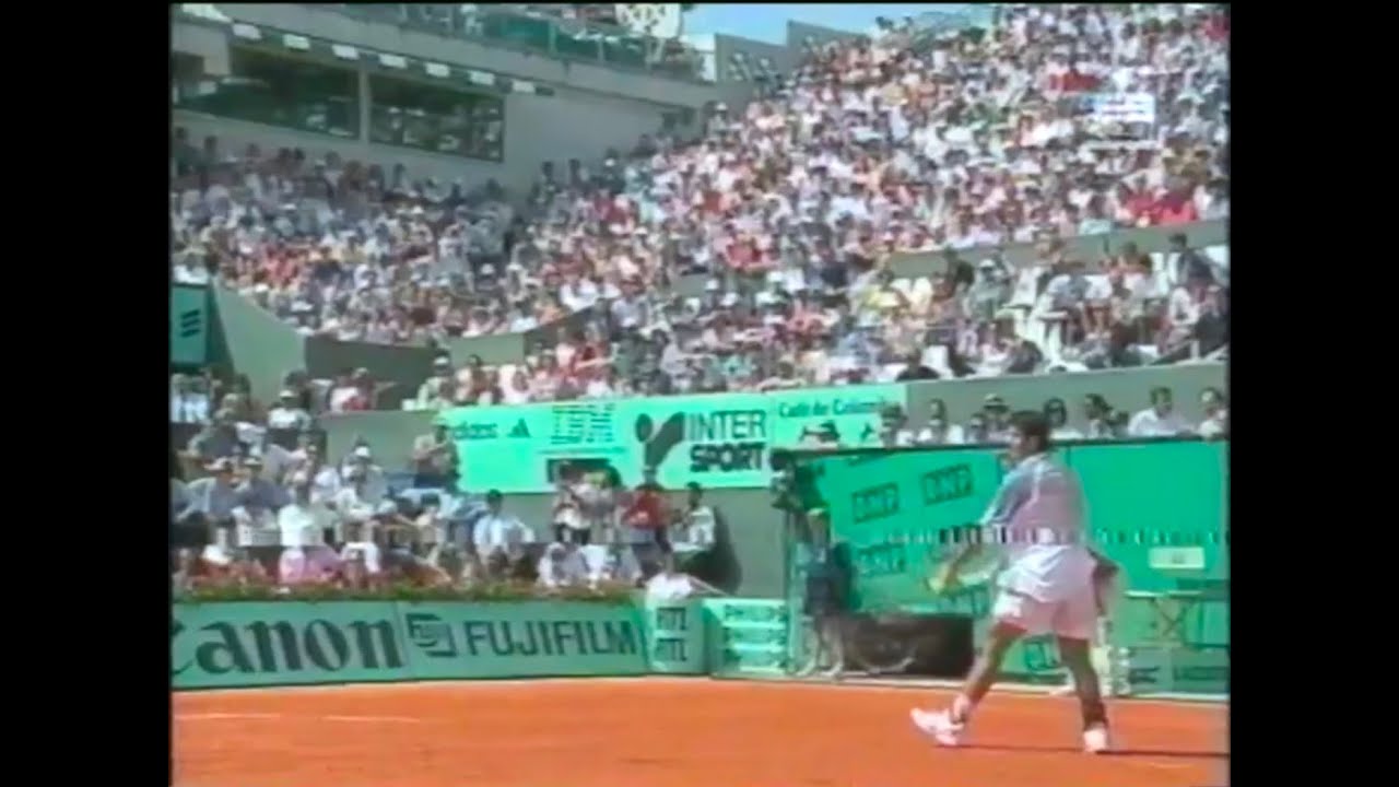 S&eacute;bastien Grosjean vs Magnus Larsson - RG 1999 2R Highlights