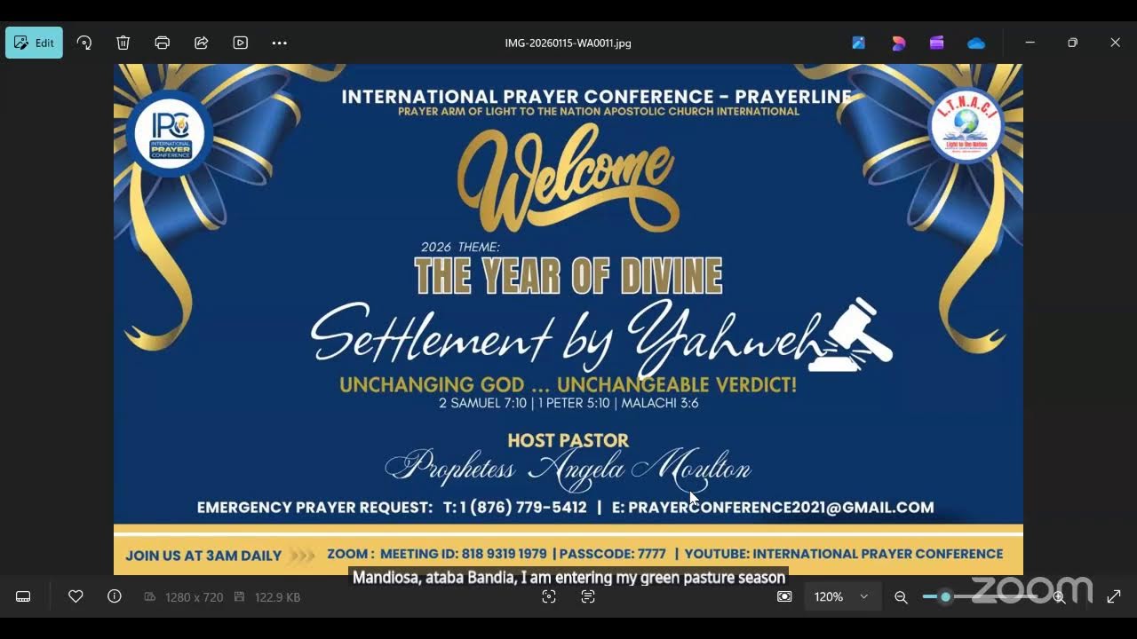Breaking of the day Prayer Conference 70 Weeks