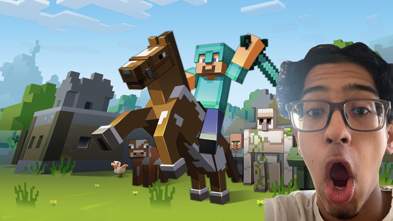 Playing Minecraft With My Chat 