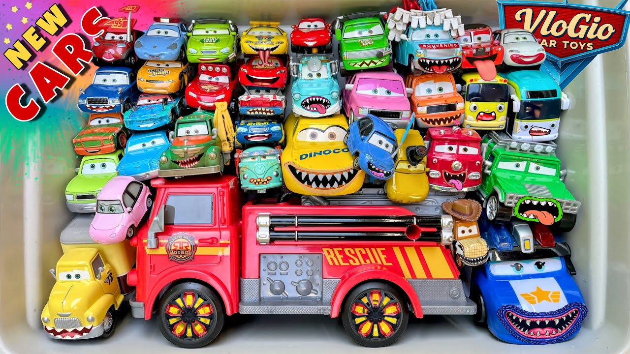 Disney Pixar Cars Unboxing Review | Lightning McQueen, Tow Mater, Doc Hudson, Sally Carrera, Cruz