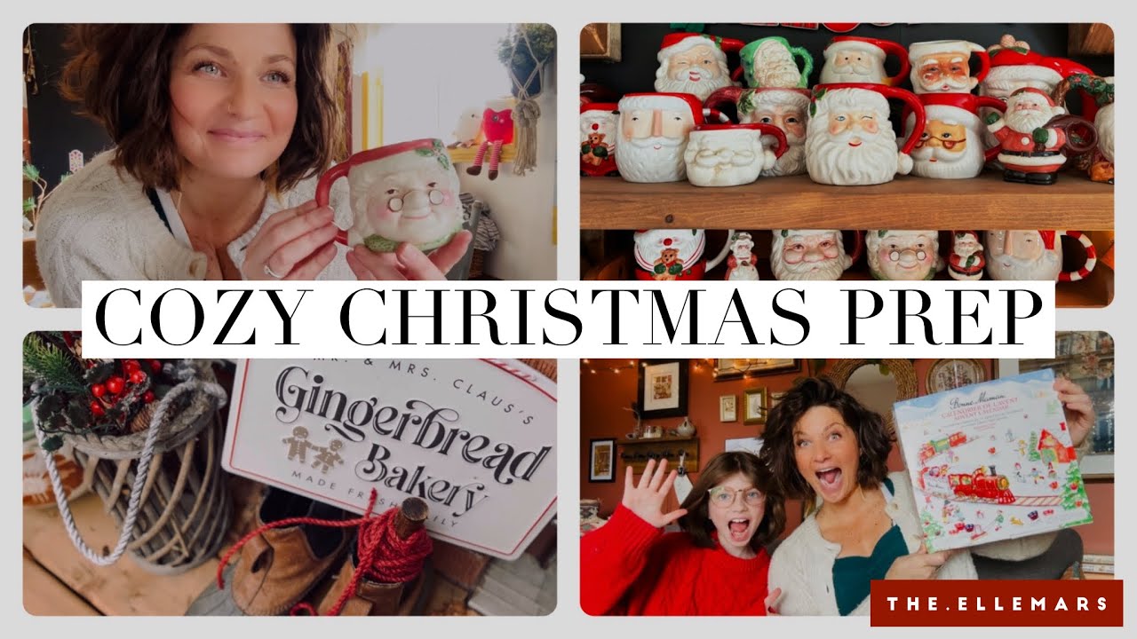 Cozy Christmas Decorating & My Santa Mug Collection | Jam Advent Unboxing