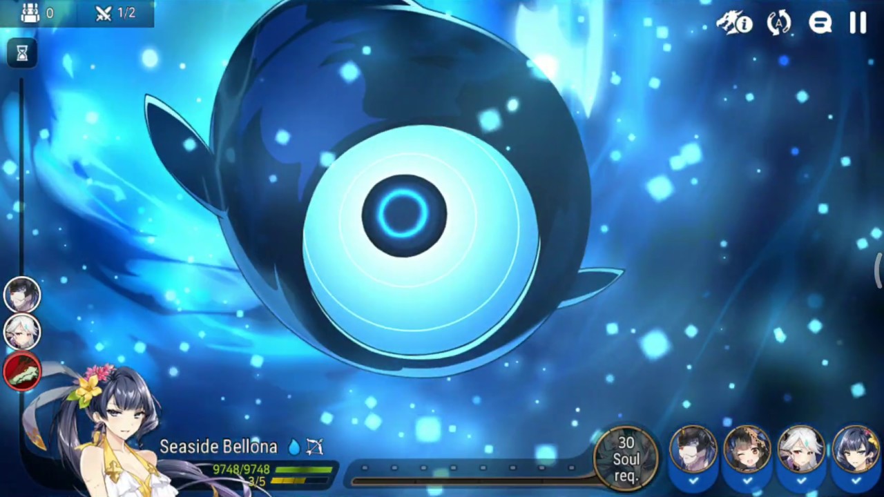 epic seven - 2 minute wywern 11 ( seaside bellona , general purgis , karin , luna )