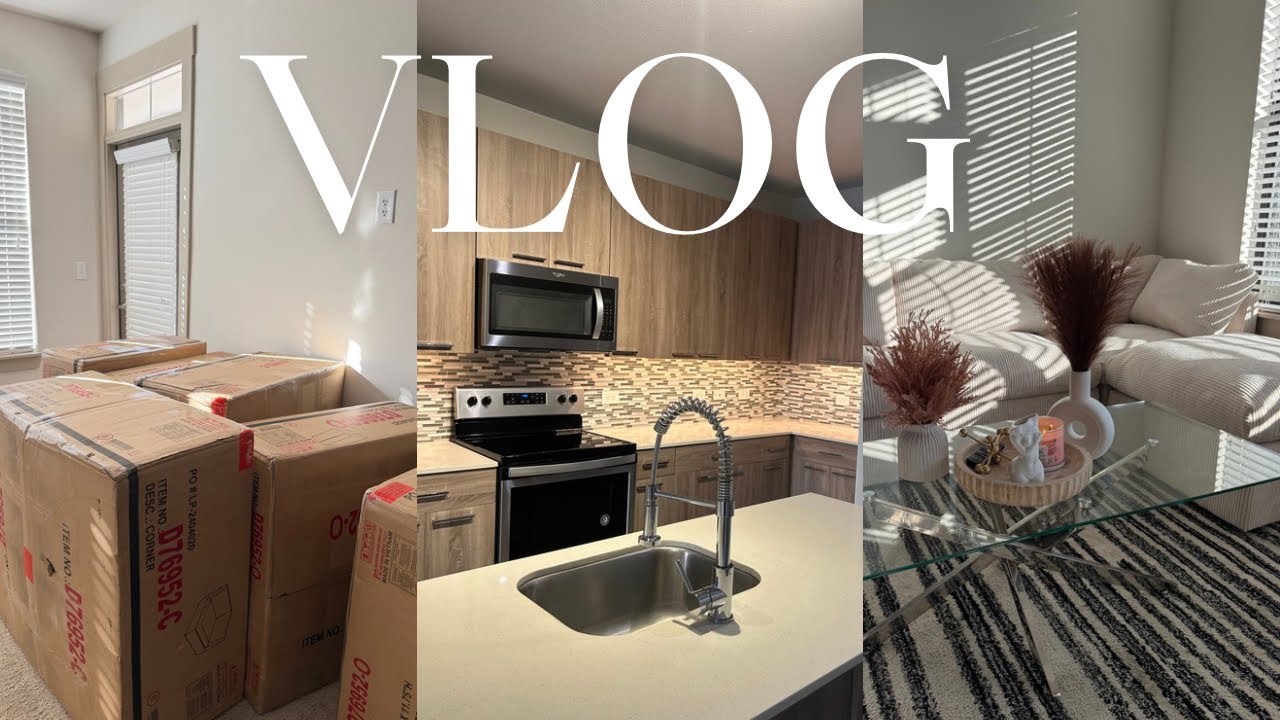 LET’S RECAP: New Apartment, Touring, Couch Delivery, Moving  📦🏡🤍