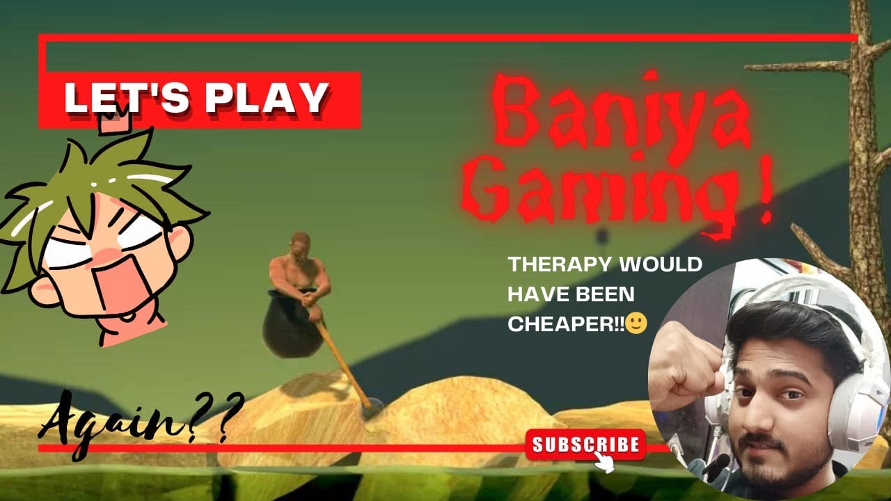 First video aur game ne pehle hi din aukaat dikha di 💀Getting Over It  😈🎮