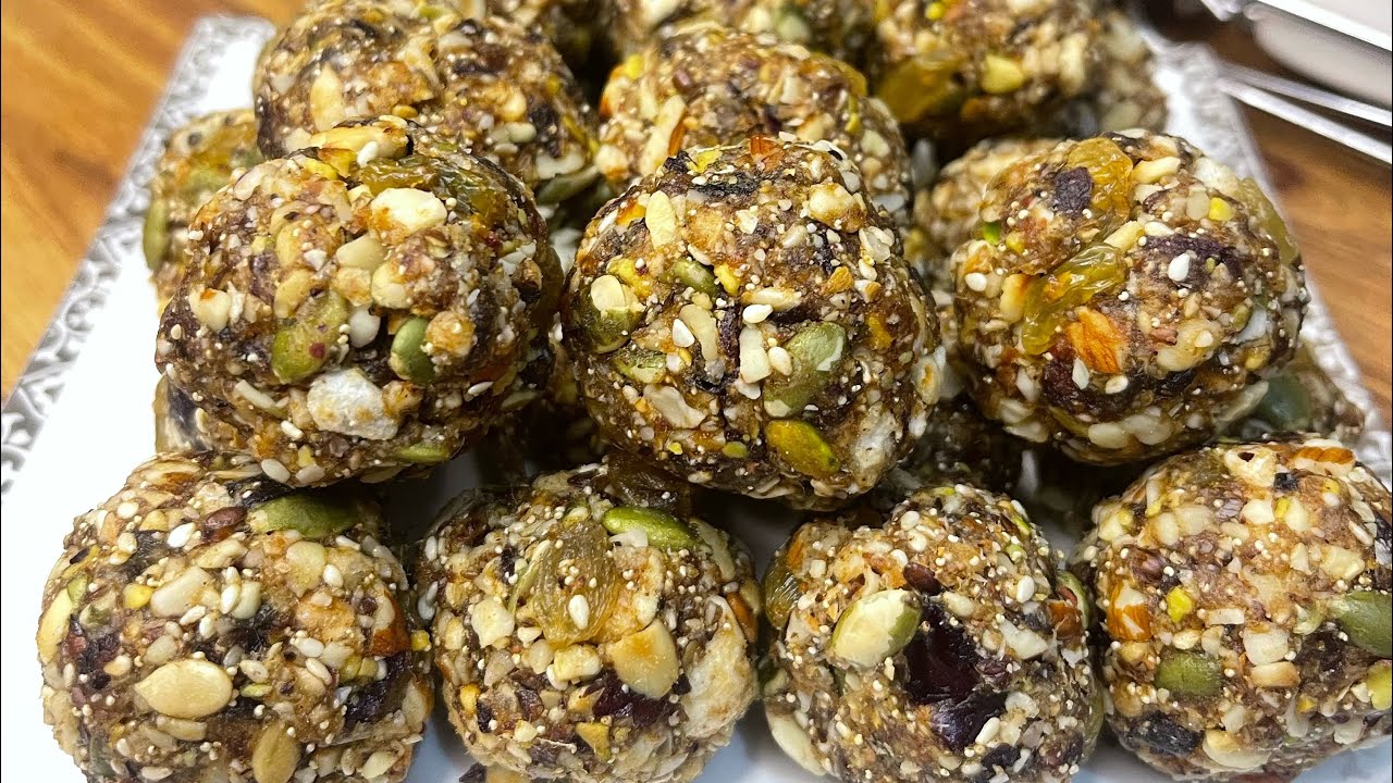 Healthy Energy Balls Recipe | No Bake Energy Bites