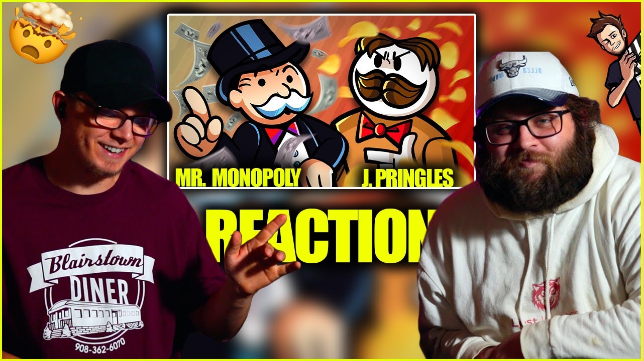 Mr. Monopoly vs. Julius Pringles - ft. LittleFlecks [Bonus Rap Battle] (REACTION)