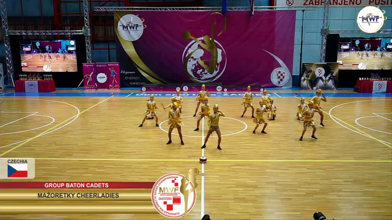 GROUP BATON CADETS, MAŽORETKY CHEERLADIES, CZECHIA