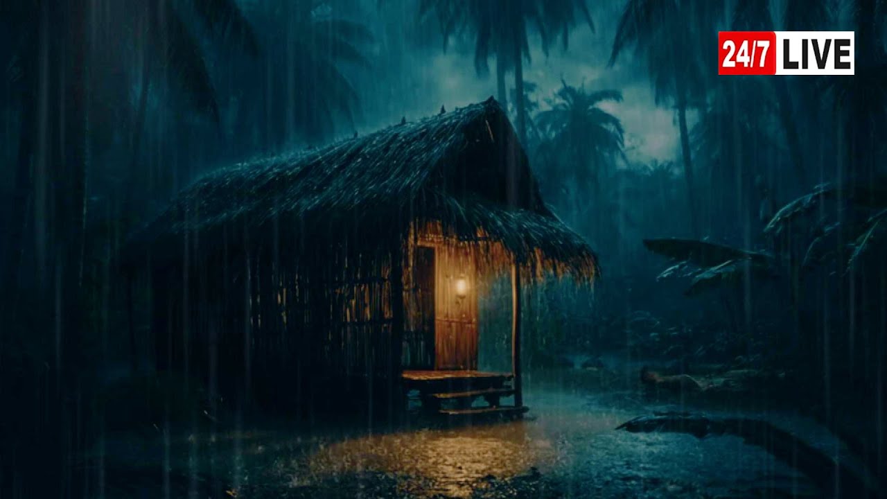 Rain Sounds For Sleeping - 99% Instantly Fall Asleep With Rain And Thunder Sound At Night, Relax#168
