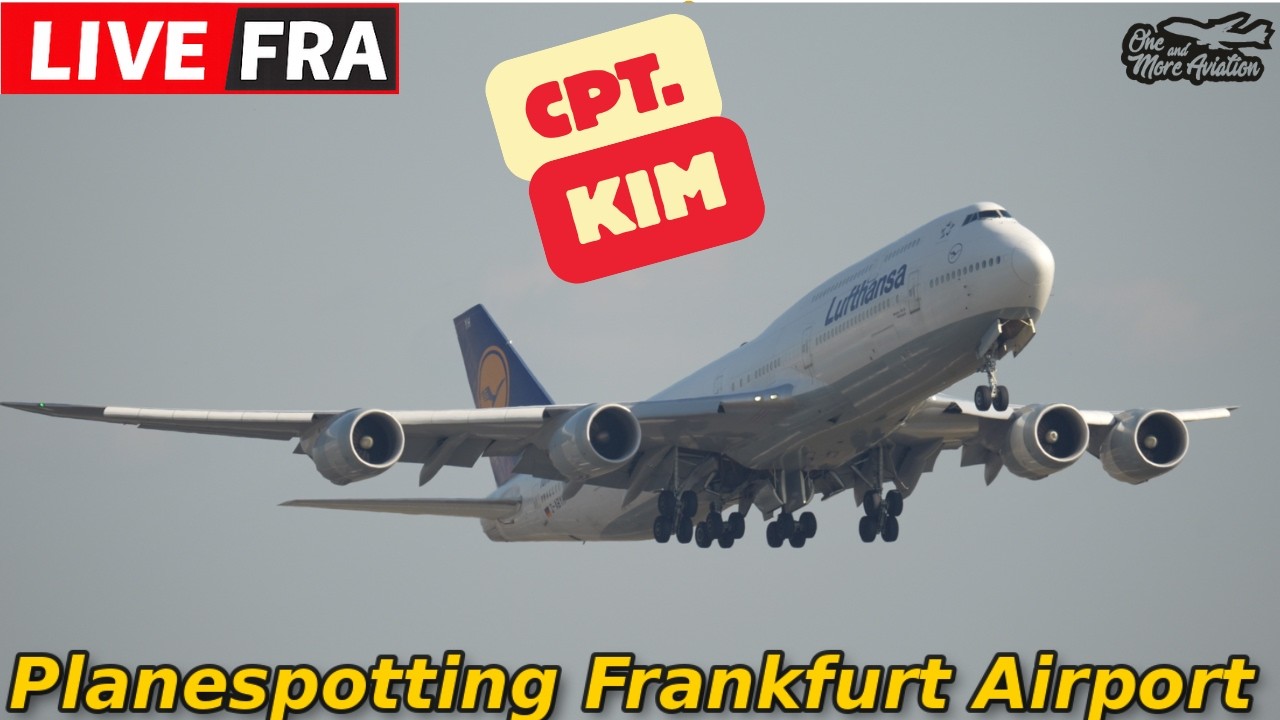 🔴Live Planespotting Frankfurt Airport - CPT Kim & Oliver ready for departure 🛫