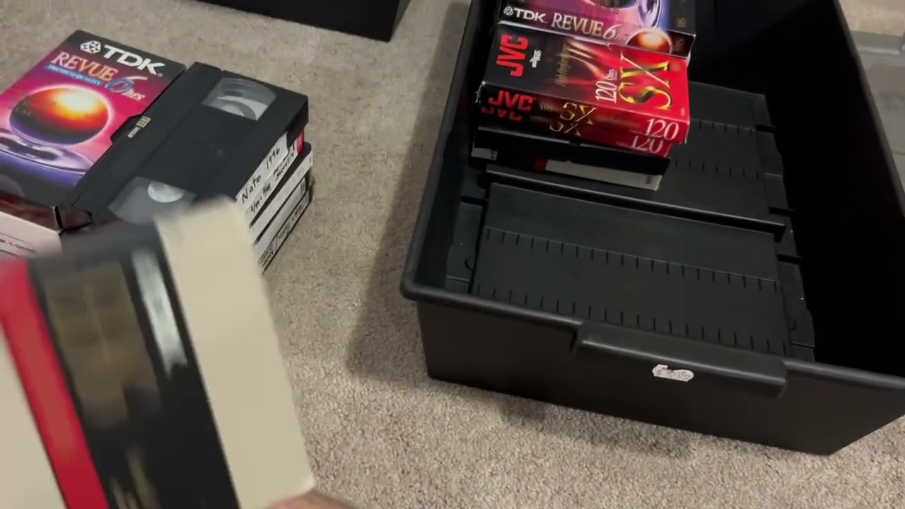 My Blank VHS Collection