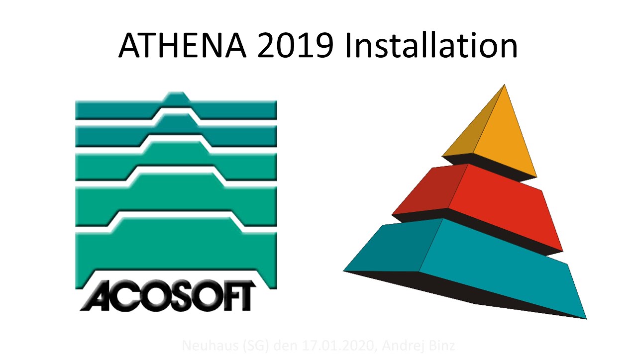 ATHENA 2019 Installationsanleitung