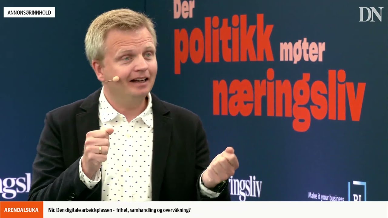 Den digitale arbeidsplassen - frihet, samhandling og overvåking? | Arendalsuka