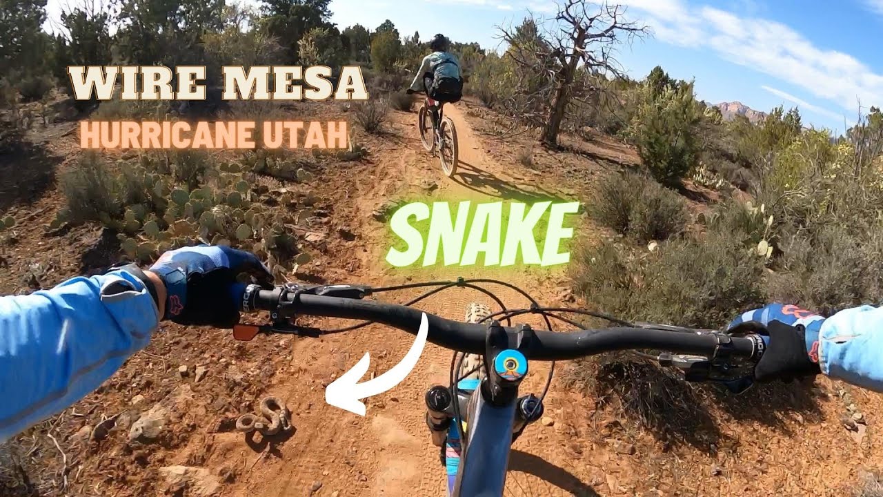 Mountain Biking Wire Rim Trail in Hurricane Utah