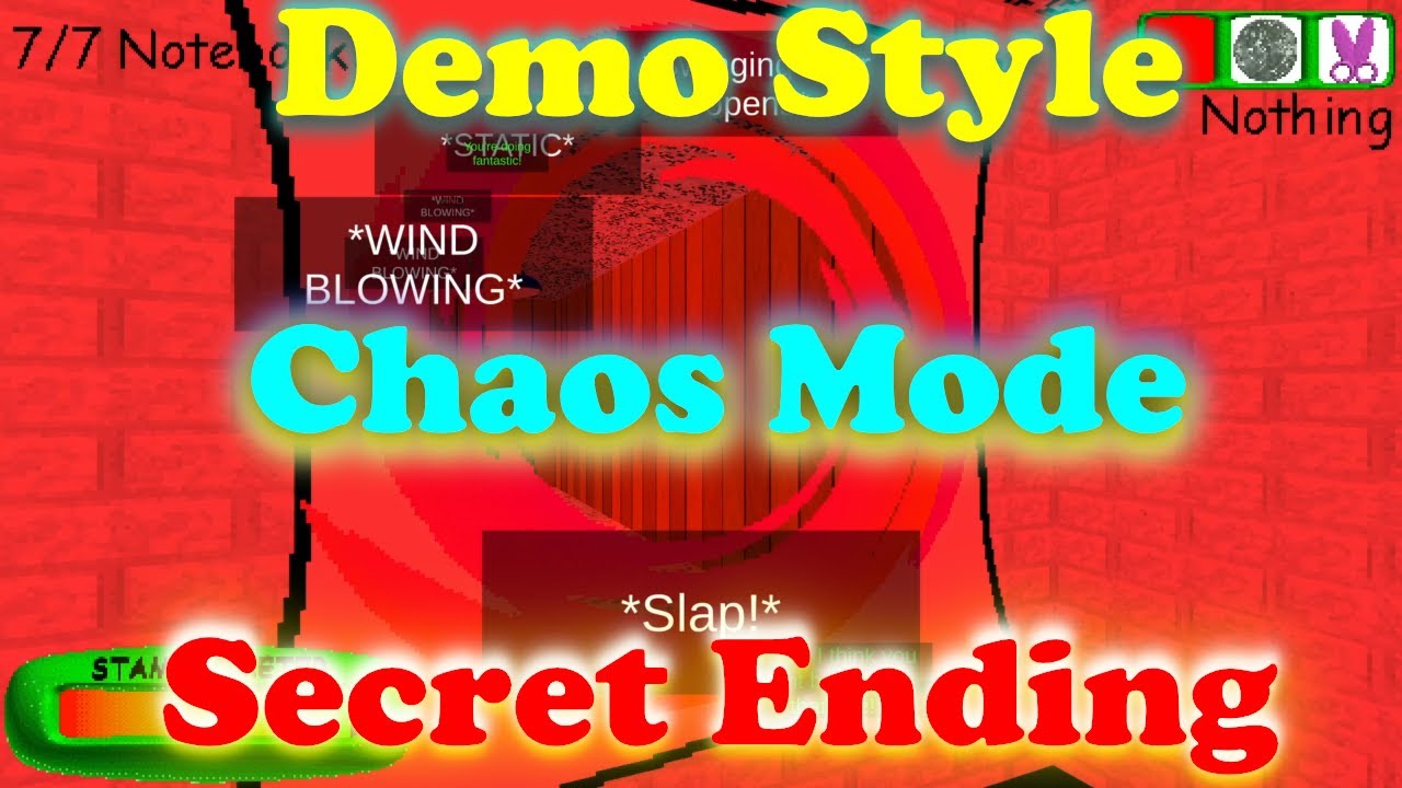 Demo Style Secret Ending with Chaos Mode (BBCR)