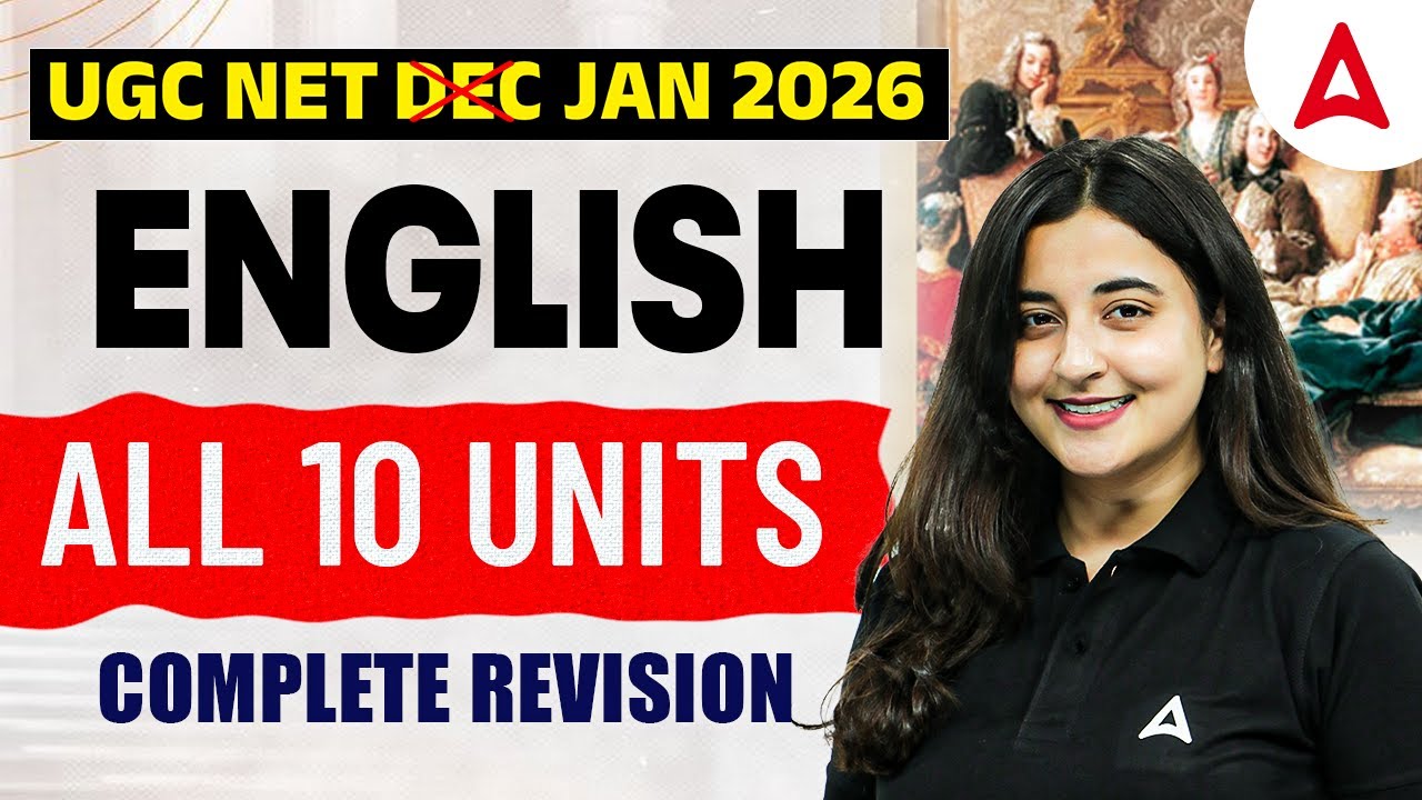 UGC NET English Literature Marathon | UGC NET English All 10 Units Revision By Aishwarya Mam