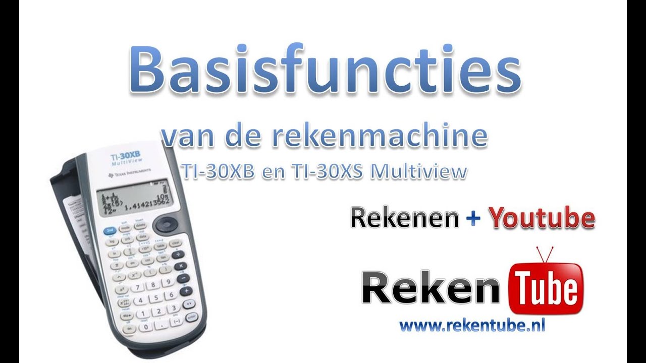 Basisfuncties van de rekenmachine