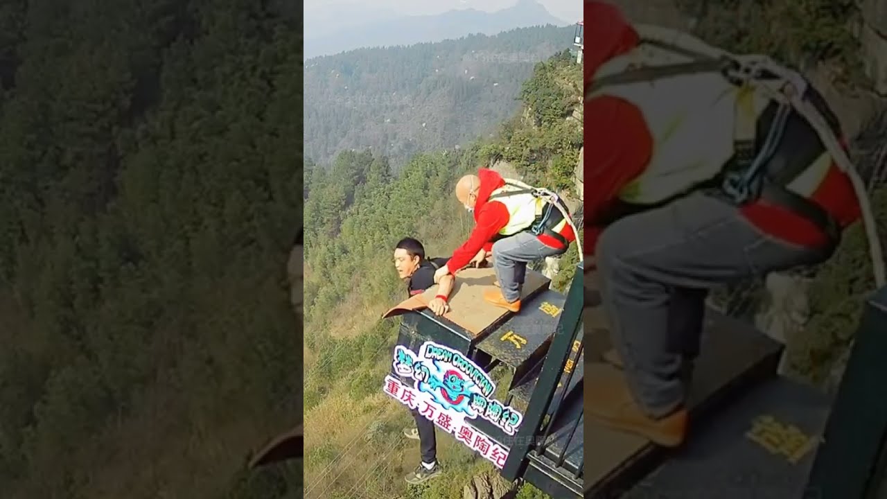 Bungee jumping goes wrong
