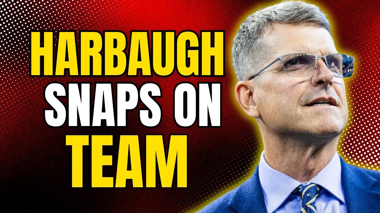 Harbaugh BLASTS Team After Embarrassing 30-10 Loss