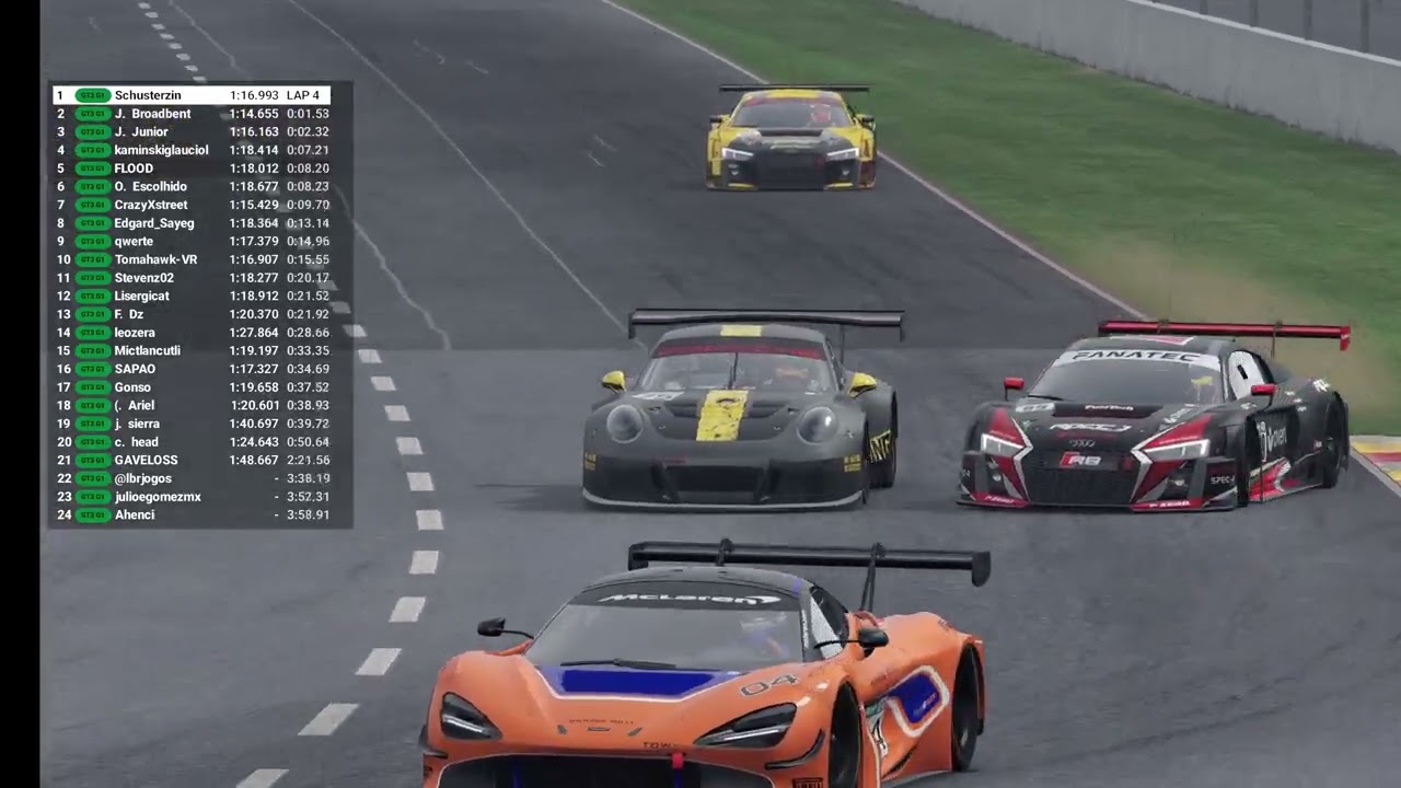 AMS 2 - Benlow - Buenos Aires Circuito No. 8 - GT3 Gen 1 - Last to 4th