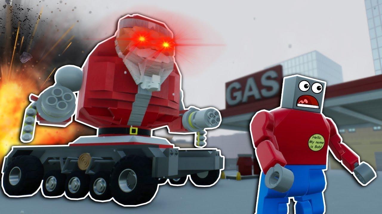 LEGO SANTA ROBOT SURVIVAL CHALLENGE! - Brick Rigs Gameplay - Best Lego Toy Creations