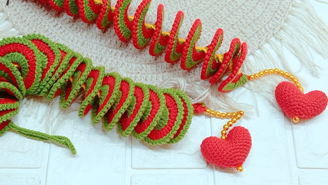 ESPIRAL DE VIENTO A CROCHET / SPINNER /ADORNO NAVIDEÑO A CROCHET 🎅