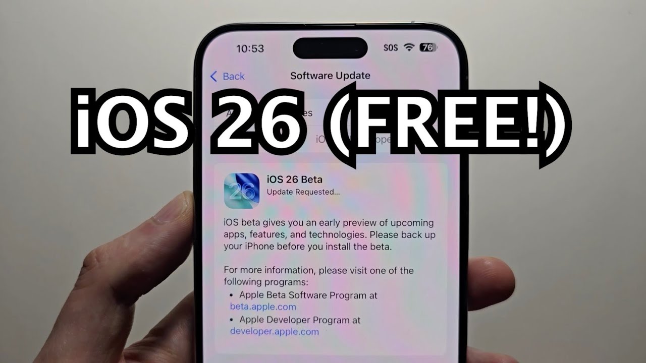 iPhone: How to Download iOS 26 Beta! (FREE)