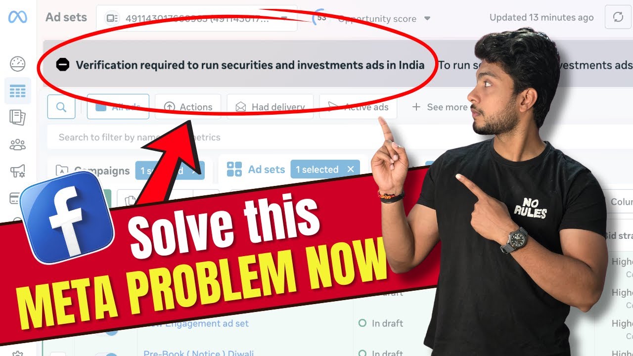 How to Fix Meta Ad Manager Verification Error | Securities & Investments Issue Solved