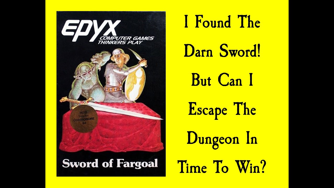 Sword of Fargoal End Game | C64 Gameplay Video #9