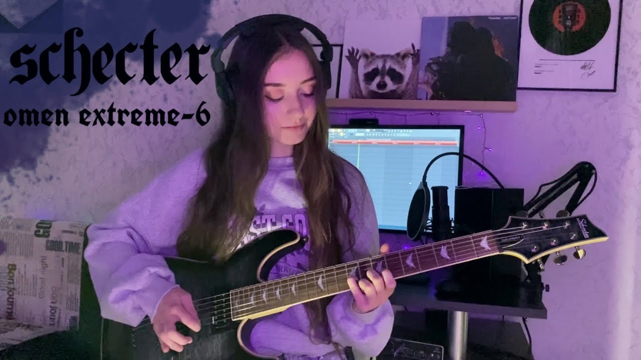 My new guitar. Schecter Omen Extreme-6