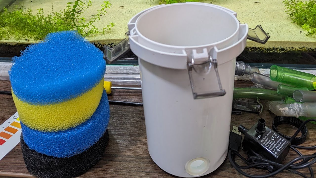 Modificación Filtro Canister SUNSUN - Bomba de Agua con USB y Power Bank - No más Cortes de energía